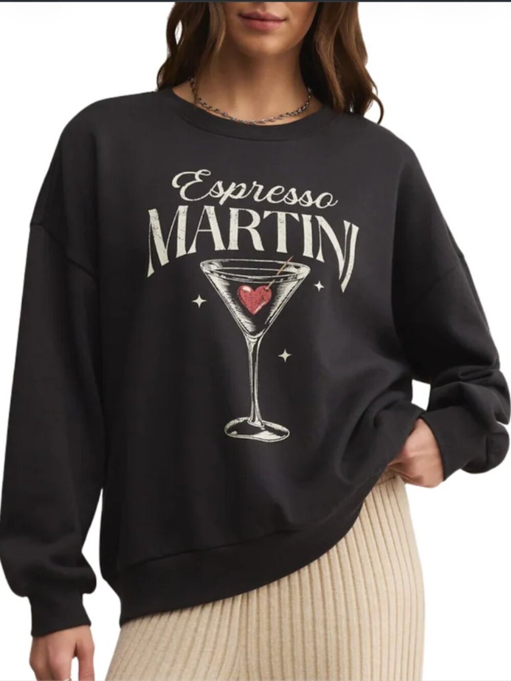 Oversized Martini Sweatshirt